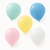 Pastel Mini Latex Balloons, Assorted Colors, 5-Inch, 50-Pack